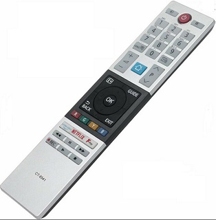 TOSHIBA CT-8541 TV REMOTE CONTROL REPLACEMENT NETFLIX + PRIME BUTTONS SMART TV